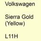 Preview: Volkswagen, Sierra Gold (Yellow), L11H.